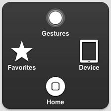 AssistiveTouch button iPhone