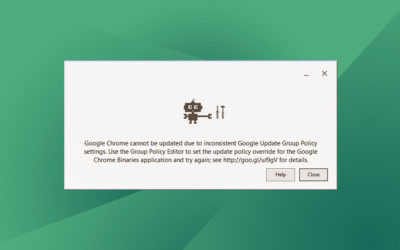 Update failed error 7 – How to Fix Google Chrome Update Error
