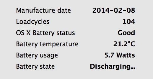 coconut battery macbook battery health status checker