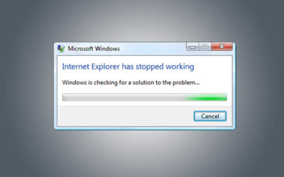 Internet Explorer has stopped working solution for Windows 7, 8, Vista, XP