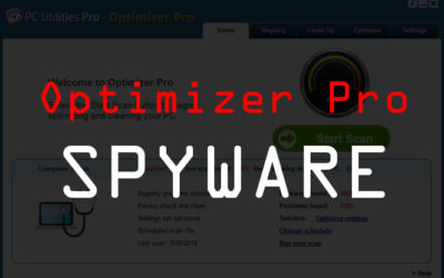 Uninstall Optimizer Pro v3.2 Virus or Spyware (Remove Guide)