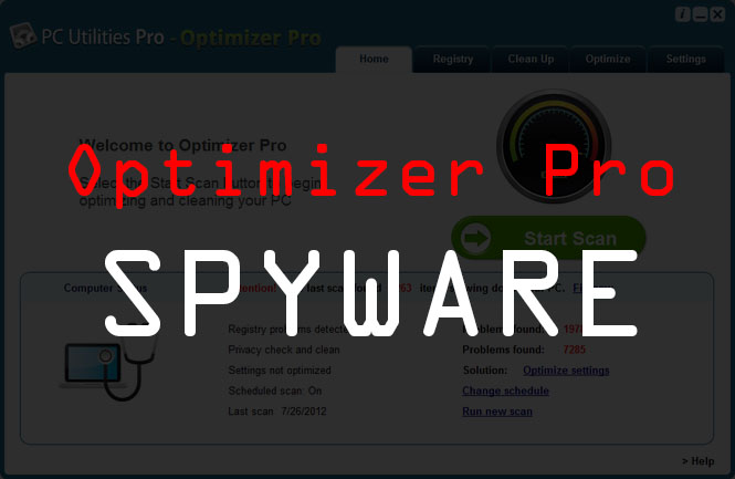 Uninstall Optimizer Pro v3.2 Virus or Spyware (Remove Guide)