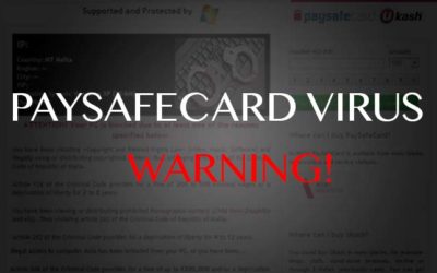 PAYSAFECARD virus – Removal Guide – windows 7 & 8 & Vista & XP