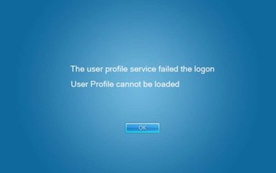 Fix: Windows 7 & 8 – “the user profile service failed the logon” error message