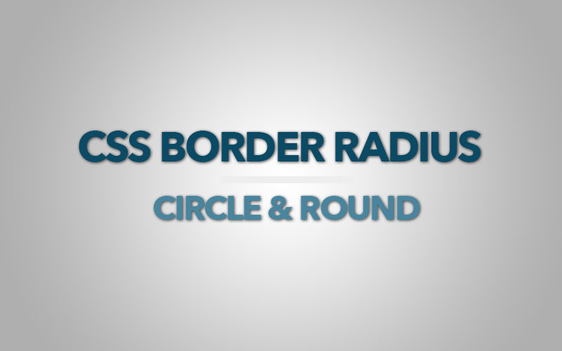 css border radius circle round