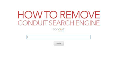 Remove Conduit Search from Chrome, Firefox, Internet Explorer