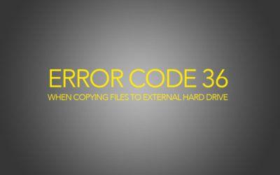 Mac External Hard drive Error Code 36 while copying files – Macbook Pro Retina OS X