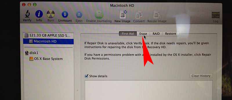 Restoring Factory Default on Macbook Pro Retina Mavericks OS X
