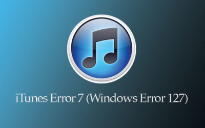 iTunes Error 7 (Windows Error 127) while installing iTunes on Windows 8, 7, XP, Vista