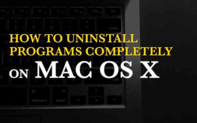 Uninstalling Softwares completely on Mac OS X (Macbook Pro Retina)