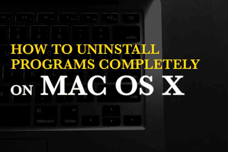 Uninstalling Softwares completely on Mac OS X (Macbook Pro Retina)