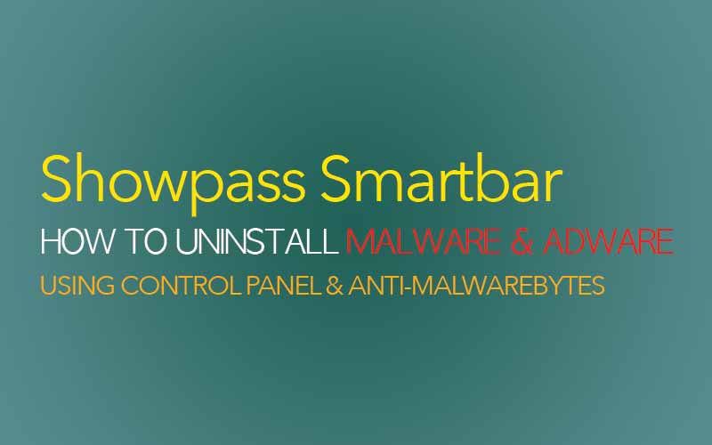 uninstall showpass smartbar by ReSoft