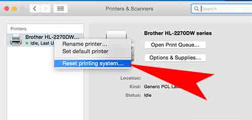 mac printer offline canon & hp & epson & brother