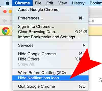 Mac Disable Google Chrome Notifications Icon