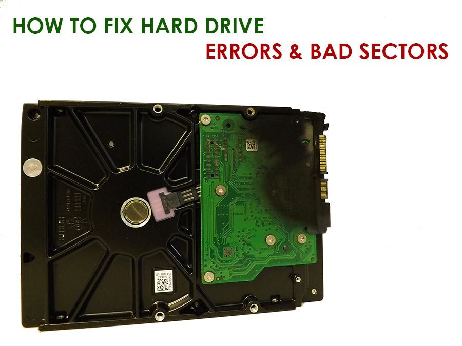 How to fix hard drive errors | Fix hard drive errors | Repair bad sectors