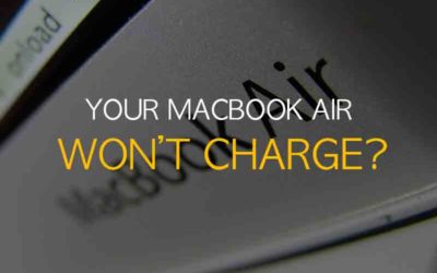 Macbook Air won’t charge? or No light on the MagSafe adapter? or Won’t turn on?