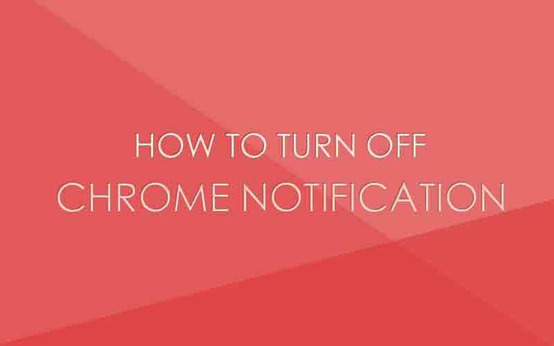 Turning off Google Chrome Notifications Mac OS X – Macbook Pro Retina