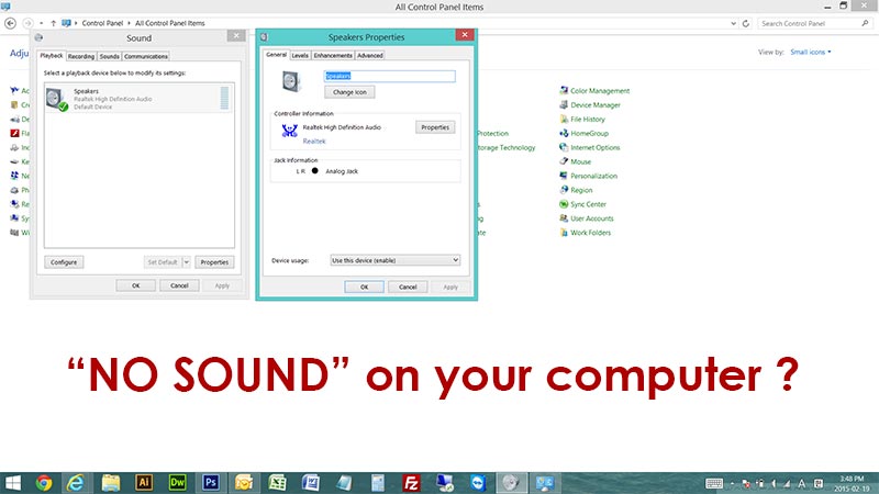 Fix: Sound not working on laptop | No sound on computer | No sound Windows HDMI TV