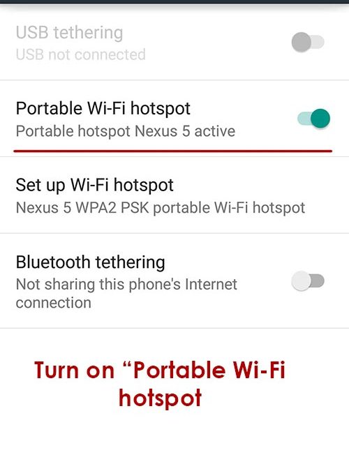 How to turn on personal hotspot android devices – tethering android