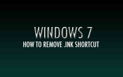 remove virus .lnk error on Windows 7