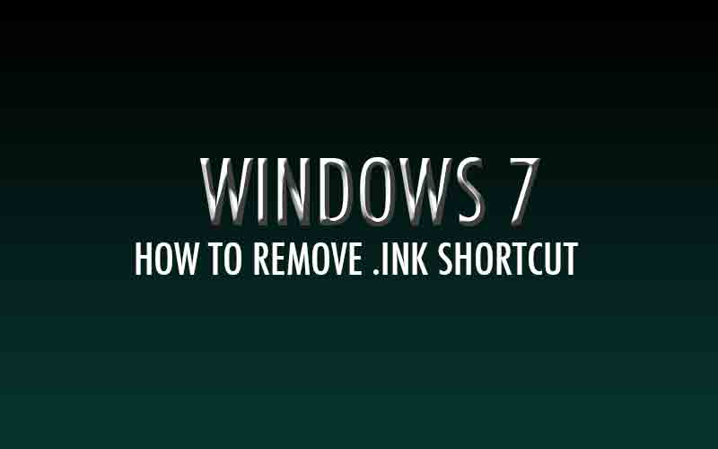 remove virus .lnk error on Windows 7