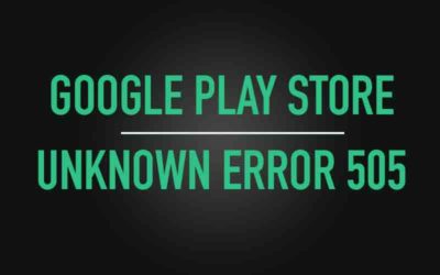 Google Play Unknown Error 505 Lollipop