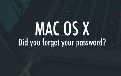 Forgot login (admin) password on Mac ?