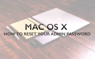 Resetting admin password on Mac OS X using Terminal