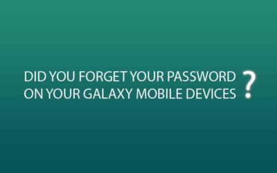 Resetting forgot password on Galaxy S3, S4, S5, S6