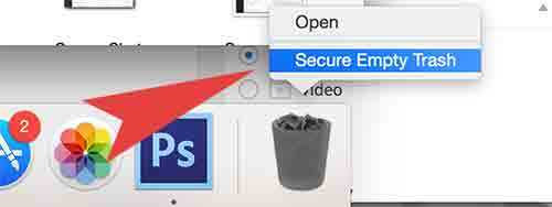 how to permanently delete trash on mac os x (macbook pro retina & air)