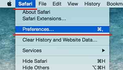 deleting history & cache from Safari Browser on Macbook pro retina