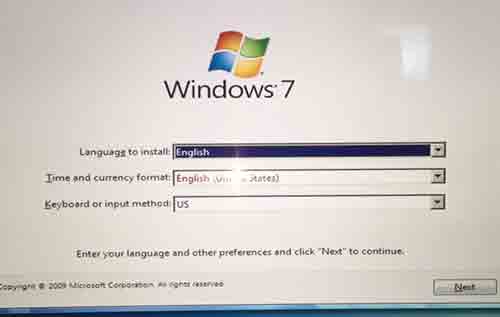 installing Windows 7 on Mac OS X with bootcamp