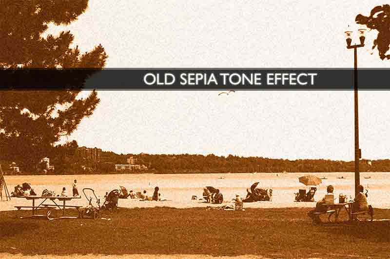How to create old sepia toned photo in Photoshop CS6