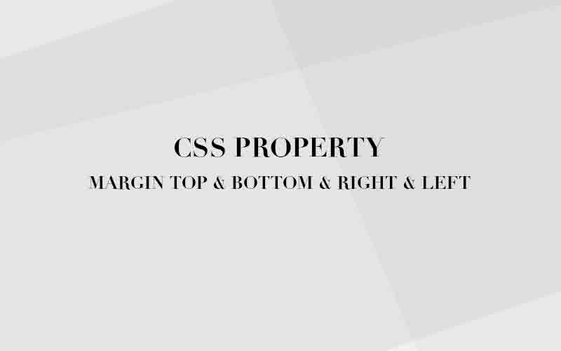 CSS – Margin Top, Bottom, Right, Left Examples