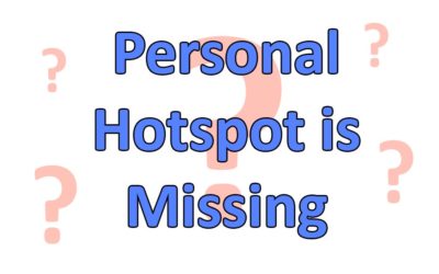 Personal Hotspot is missing in iOS 8.3 – iPhone 4, 4s, 5, 5s, 6, 6s, iPad