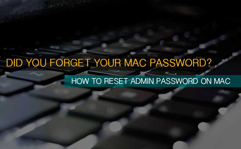 Resetting Mac Login Password (Forgot admin mac password?)