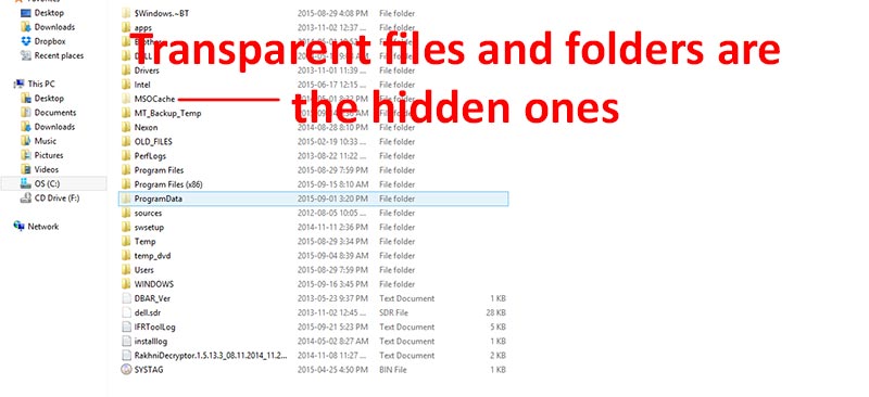 How to find hidden files on Windows 10, 8, 7, Vista | P&T IT BROTHER