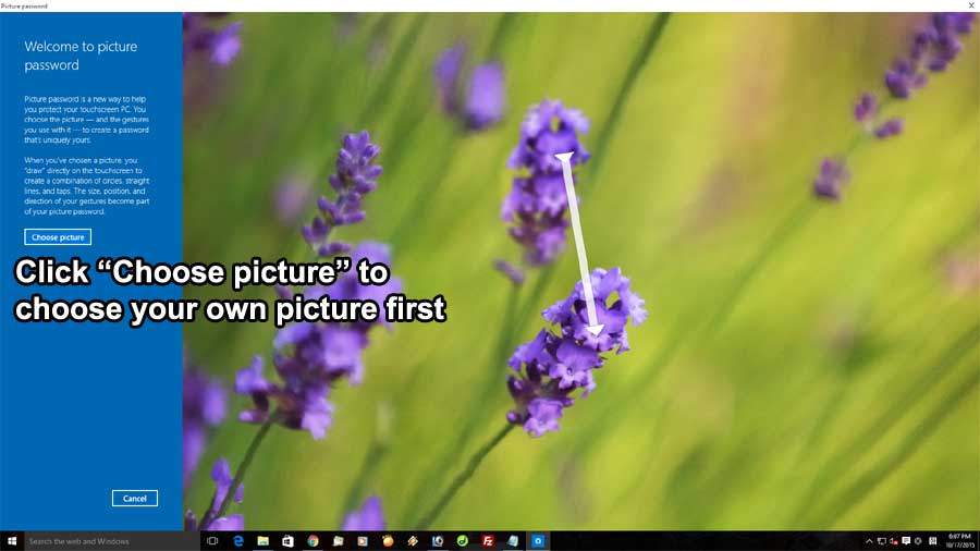 How to create picture password in windows 10 (Sign in with picture password)