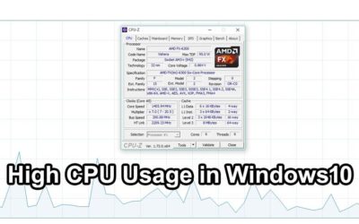 Fix: High CPU usage (utilization) in Windows 10