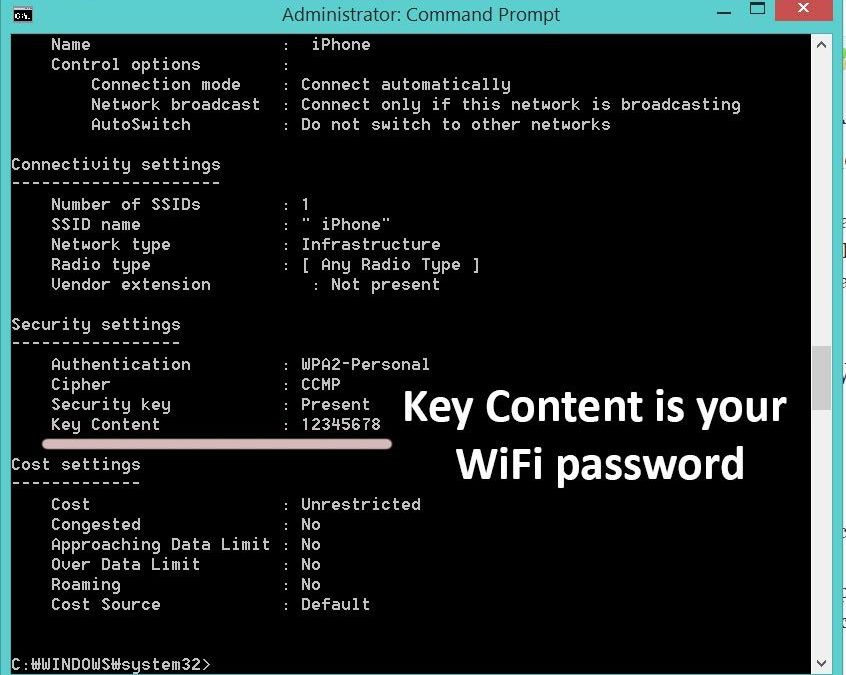 how to find wifi password for connected network mac