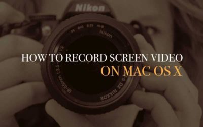 How to record screen on Mac OS X (Easy & Simple!)