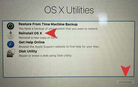 Step 01. Power off your Macbook or iMac completely. Step 02. Turn on your Mac pressing and holding the Command + R Keys at the same time.