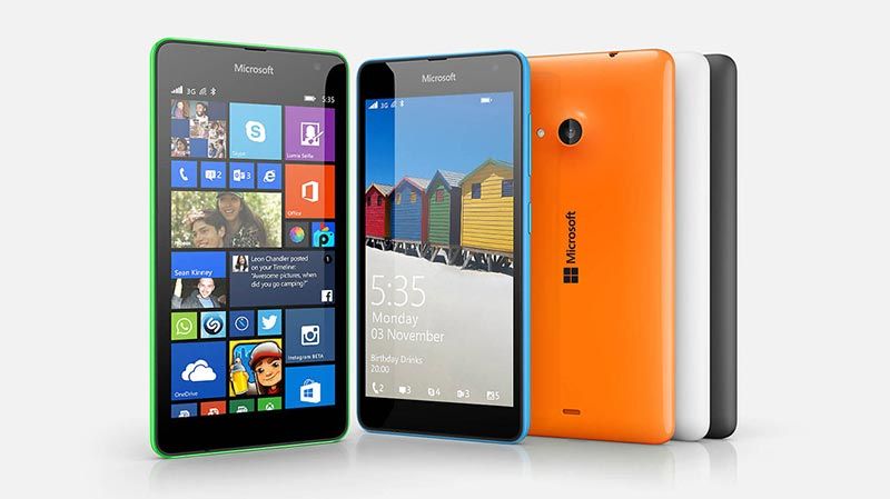Microsoft Lumia 535 - reset to factory settings using hard reset