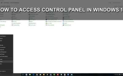 Where is control panel in Windows 10 | How to show control panel in start menu & taskbar