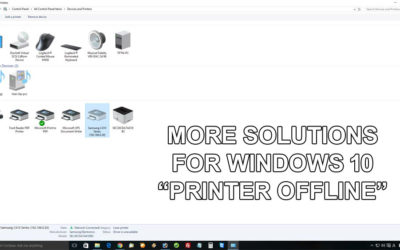 Fix: Printer offline in Windows 10 & Windows 8 – More Fixes