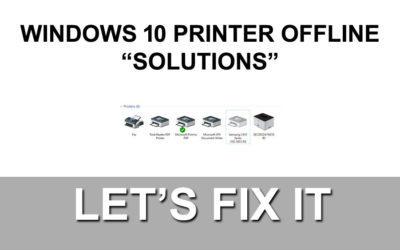 Fix: Printer offline in Windows 10 & Windows 8