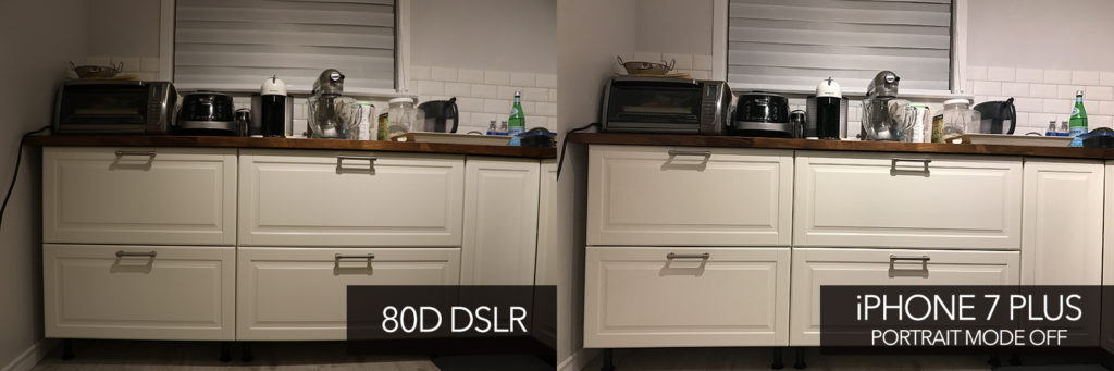 iPhone 7 plus vs DSLR 80D image test