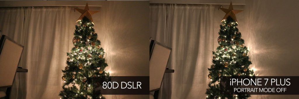 iPhone 7 plus vs DSLR 80D image test