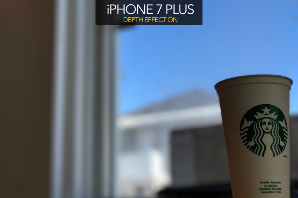 iPhone 7 depth of field test