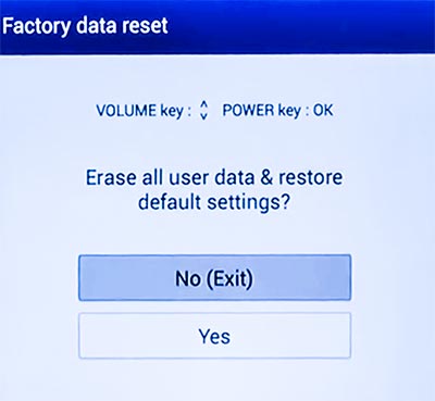 LG G4 hard reset (factory default)